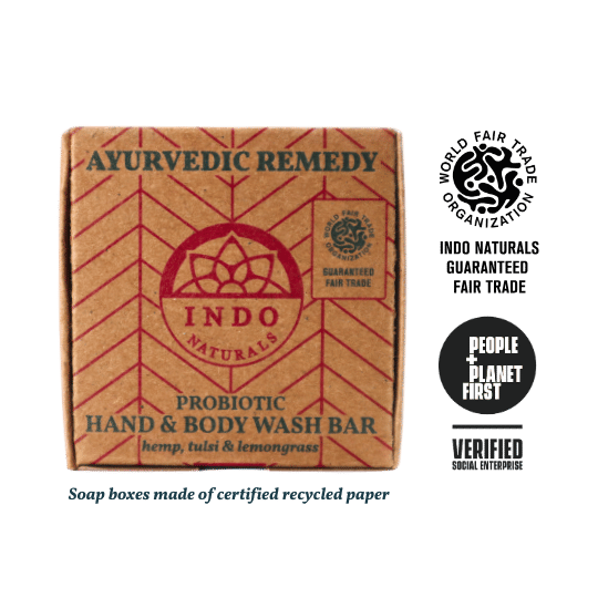Indo Naturals - Wholesale Bar Soap - AYURVEDIC REMEDY: Body & Hand Wash - Probiotic Soap Bar4