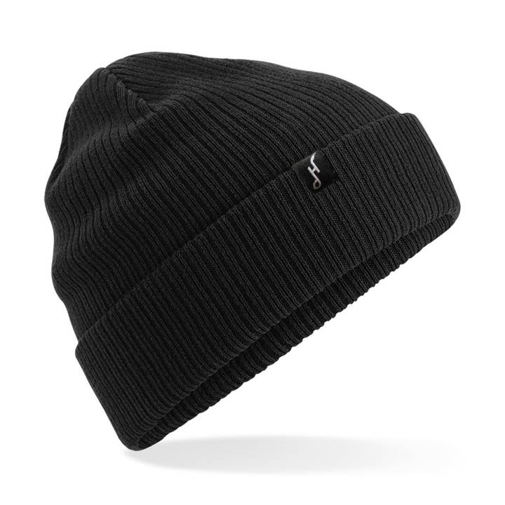 Hoy Organic Daily Beanie - Black for wholesale by Hoy surf Ltd