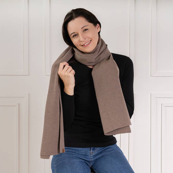 Women's Knit Scarf Merino for wholesale by menique