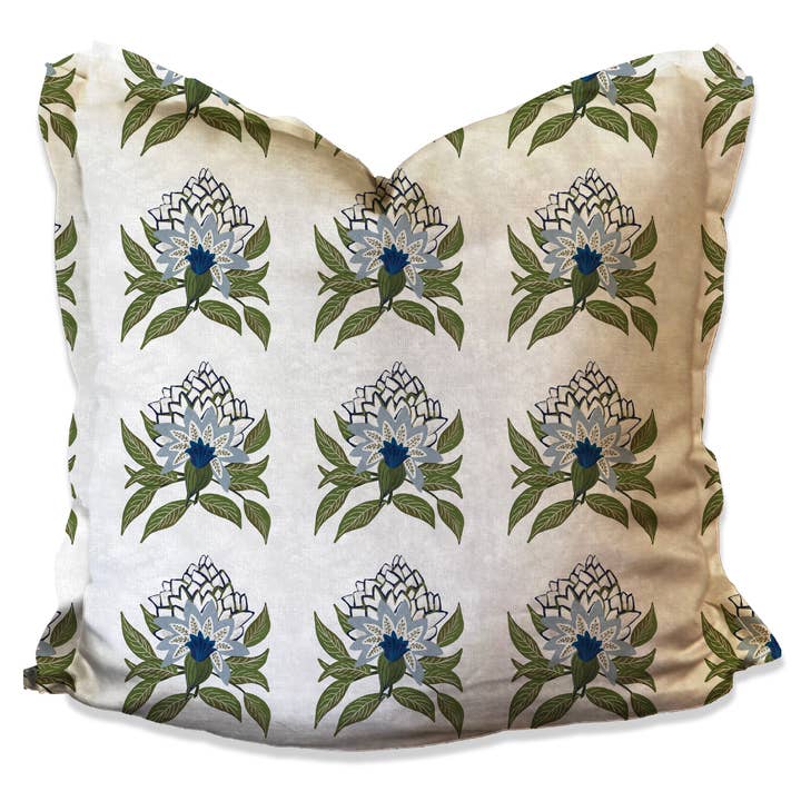Amanda Wathen Fine Art - Wholesale Throw/Decorative Pillow - Valerie White Pillow