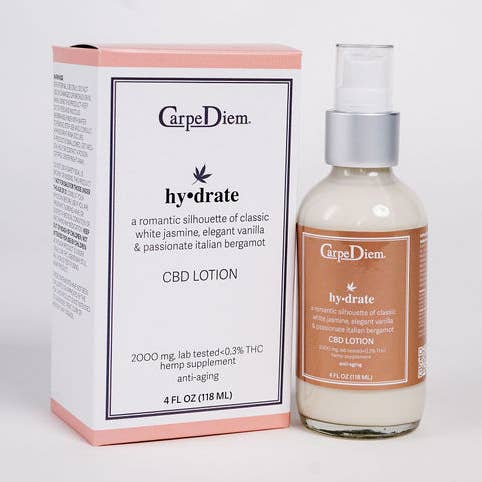 Spa Hydrate CBD Facial & Body Lotion - 2000mg Full Spectrum for wholesale by Carpe Diem CBD