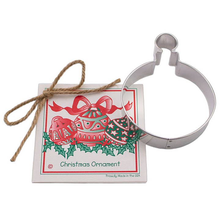 Christmas Ornament Cookie Cutter for wholesale by Ann Clark