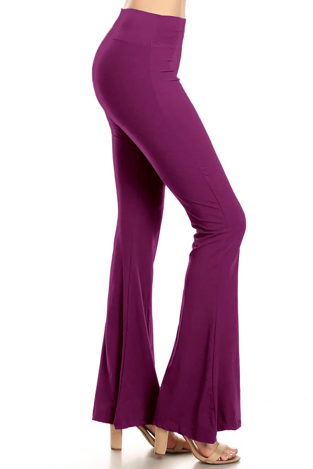 Leggings Depot - Wholesale Pants - Women's - Buttery Soft High Waist Solid Palazzo Pants23