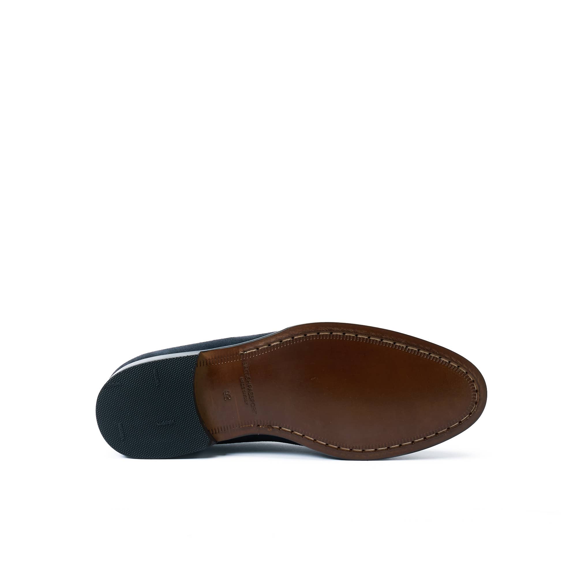 British Passport - Wholesale Moccasins - Men's - Blue Loafer - Art.BP13433