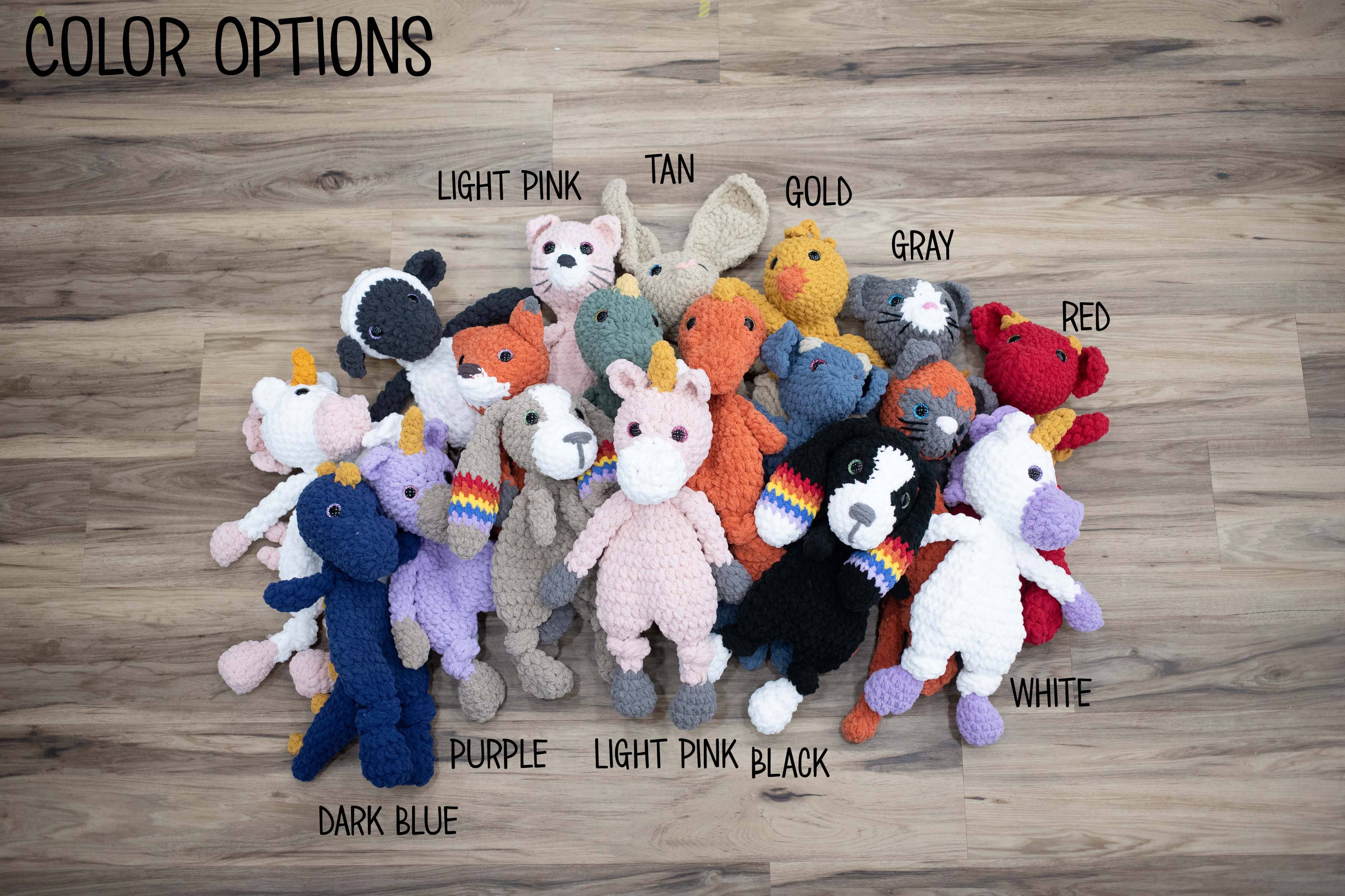 The McGarvey Workshop - Vente Peluche – enfant et bébé - Vache Lovey, Peluche Vache, Doudou Vache Noir et Blanc au Crochet13