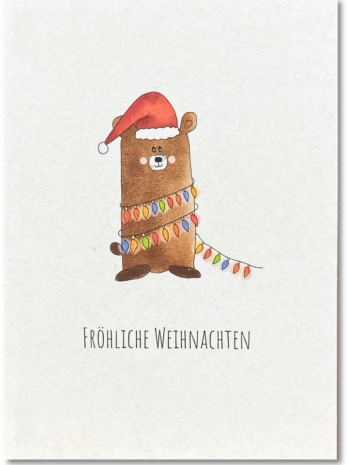 Christmas bear for wholesale by KEITCARDS