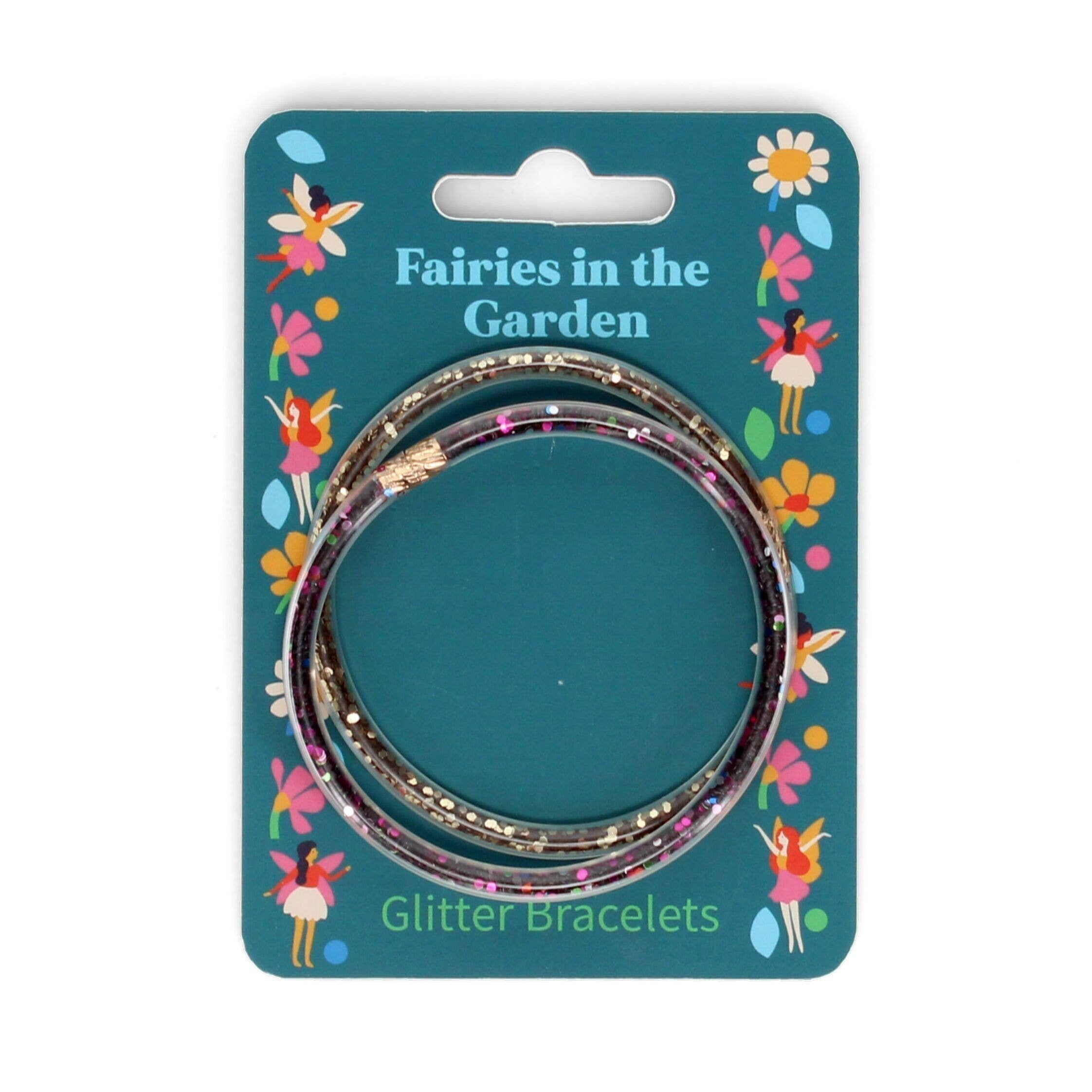 Rex B2B - UK – wholesale Bangle bracelet – Glitter Bracelets - Fairies In The Garden (Set of Two)1