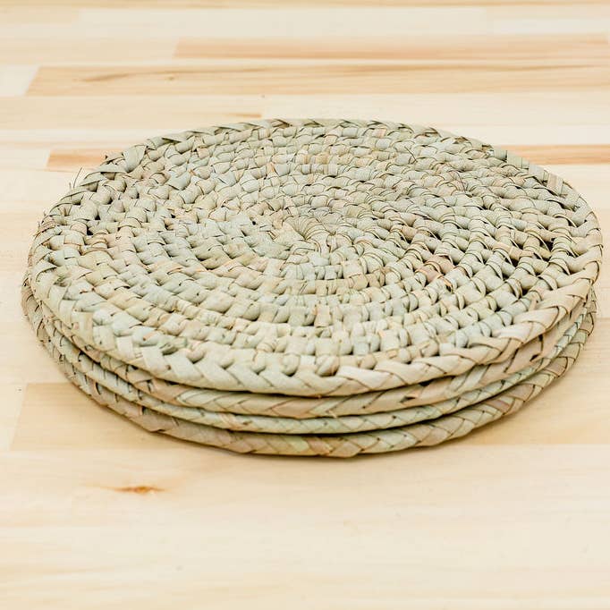 Placemat, palm leaf - Set of 4 and other Purchase Wholesale straw placemats. Free Returns & Net 60 Terms on Faire trending on Faire.