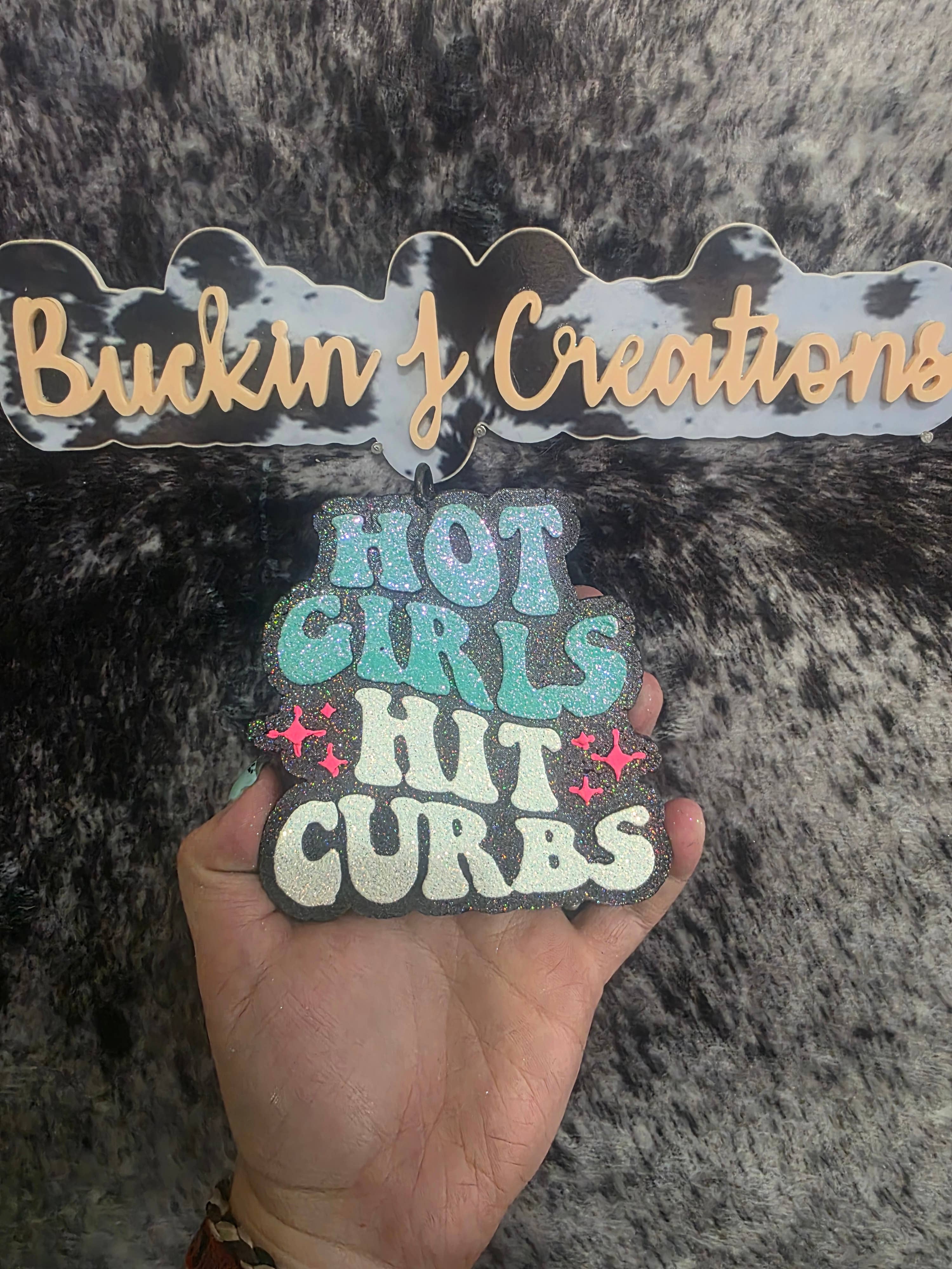 Buckin J Creations - Venta al por mayor Ambientador de coche - Mujer - Ambientador de coche Hot Girls Hit Curbs4