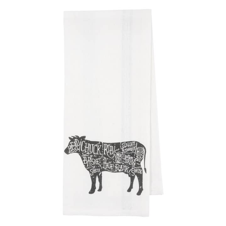 KAF Home - Wholesale Tea Towel - Western/Ranch Themed 100% Cotton Kitchen Towel - 18" x 28"