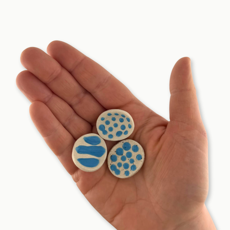 Calmware - Wholesale Spiritual Stone/Crystal - Assorted Bumpy Worry Stones – Sensory Fidgets 4