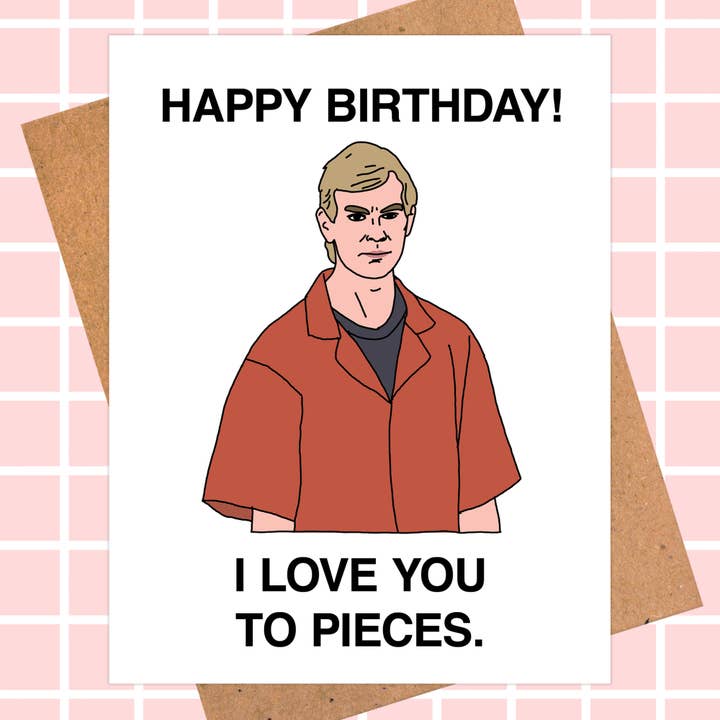 Pop Hot Cards - Wholesale Birthday Card - Jeffrey Dahmer Serial Killer Birthday Card