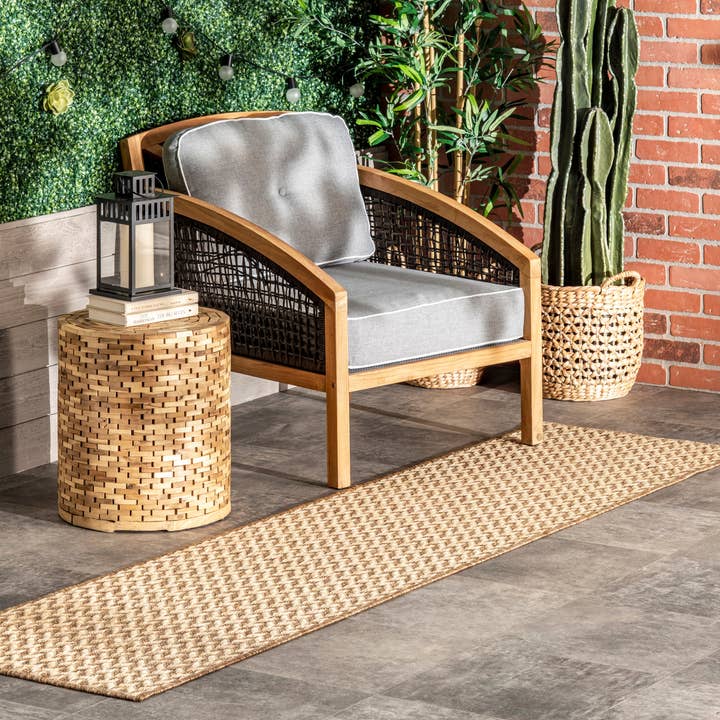 nuLOOM - Wholesale Area Rug - Camryn Herringbone Indoor/Outdoor Area Rug8