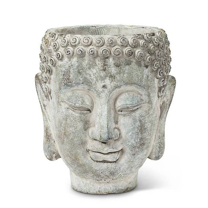 Vaso Grande com Cabeça de Buda - 18 cm de altura por atacado de Abbott Collection