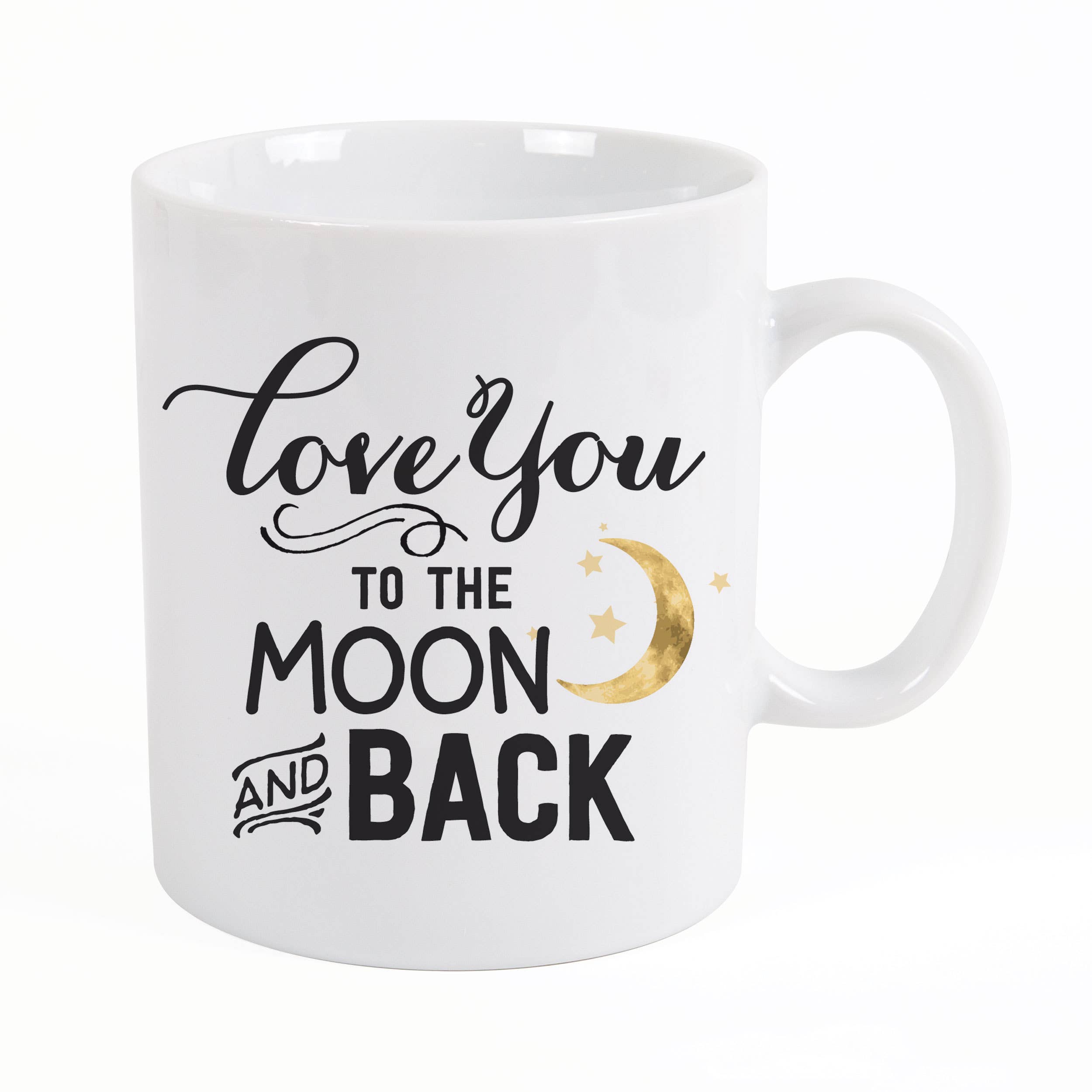 P. Graham Dunn - Vente Tasse à café - Mug avec inscription I Love You To The Moon & Back1