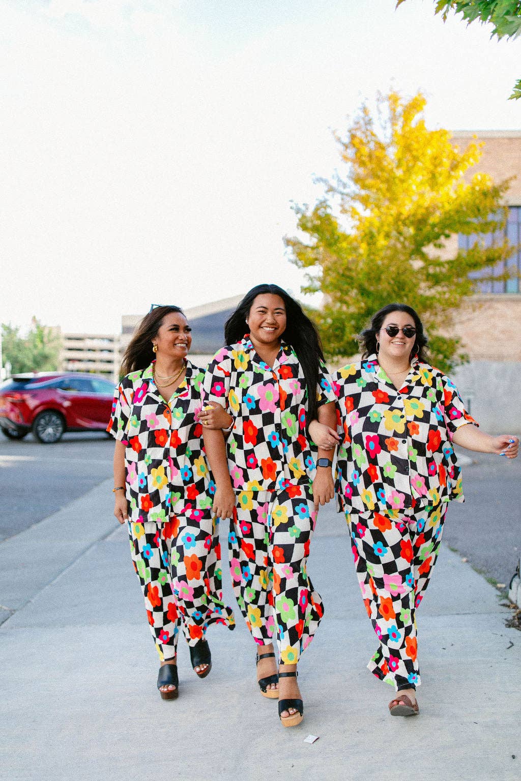 Taby Originals – wholesale Set med topp och byxa – Dam – TABY ORIGINAL: In My Blooming Era Plisse Set I STORLEKAR XS-5X***12