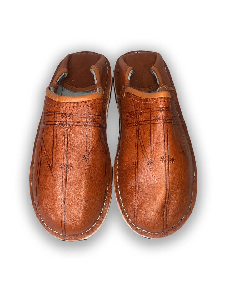 Marrakech Bazaar – Chinelos - Homem por atacado – Chinelos masculinos artesanais de couro marroquino11