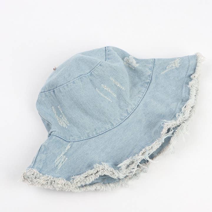 NINEXIS - Wholesale Bucket Hat - Women's - CWAH1505_VINTAGE DENIM BUCKET HAT7