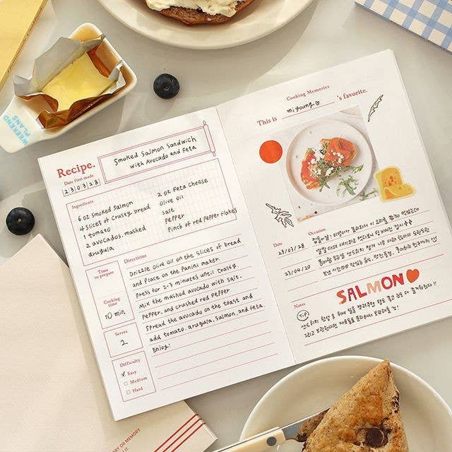 K-Wonderland - Wholesale Journal/Diary - Homemade Cookbook/ Recipe Journal Notebook18
