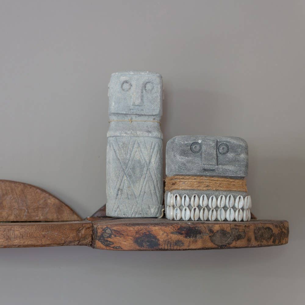 EARTHWARE - Wholesale Decorative Tabletop Object - Wall decoration wood chapati shelf assorted2