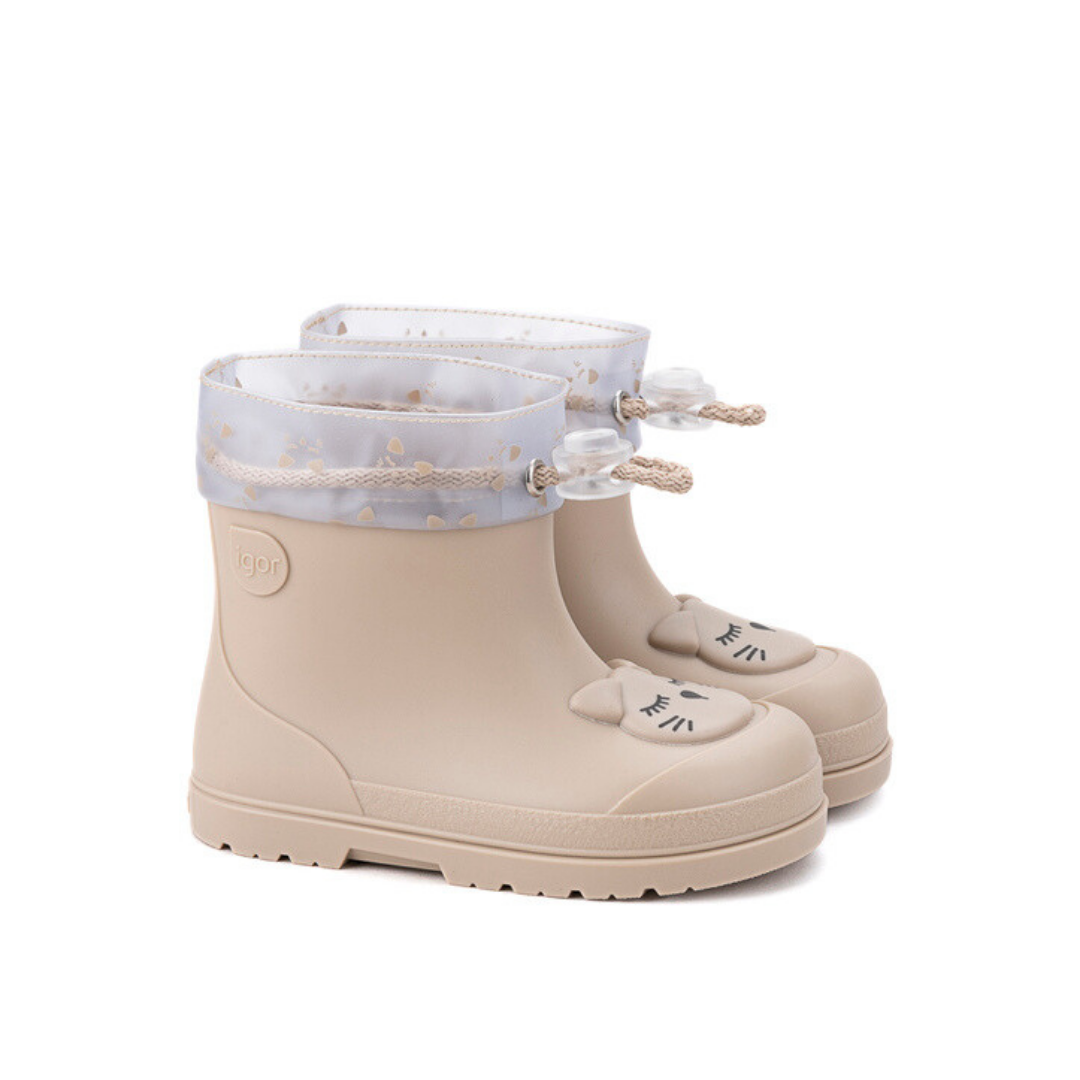 Pituka Wear – wholesale Rain Boots – Child – Barefoot Wellington Boot Mendi Cat - Igor2