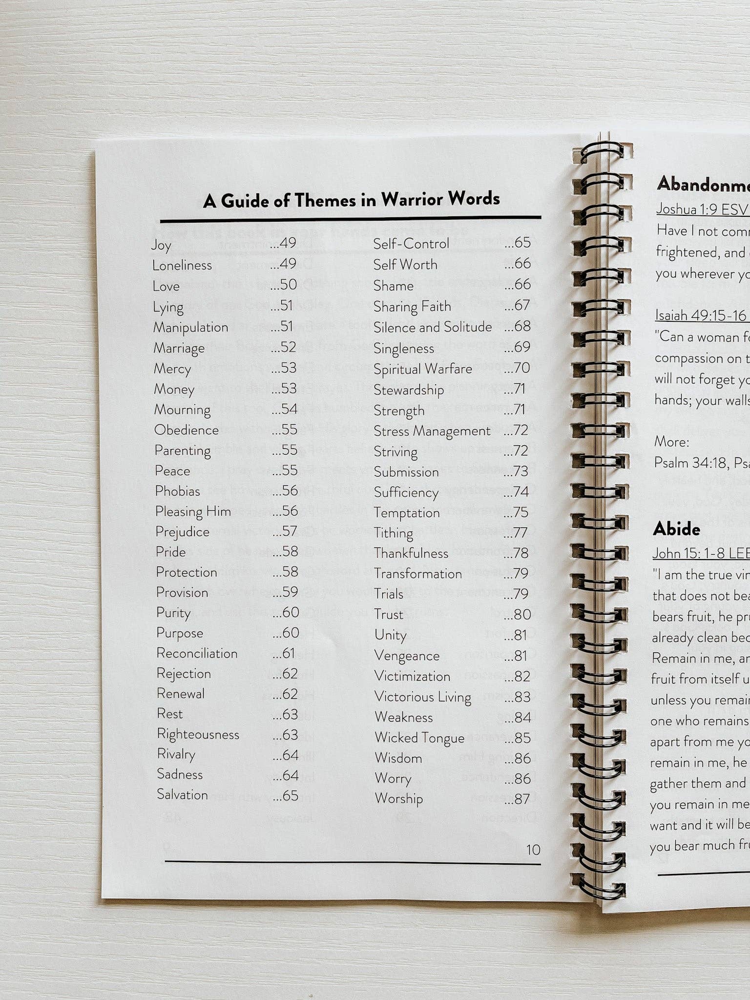 Wheat and Honey Co. - Wholesale Religion - Warrior Words: Scripture Reference Tool1