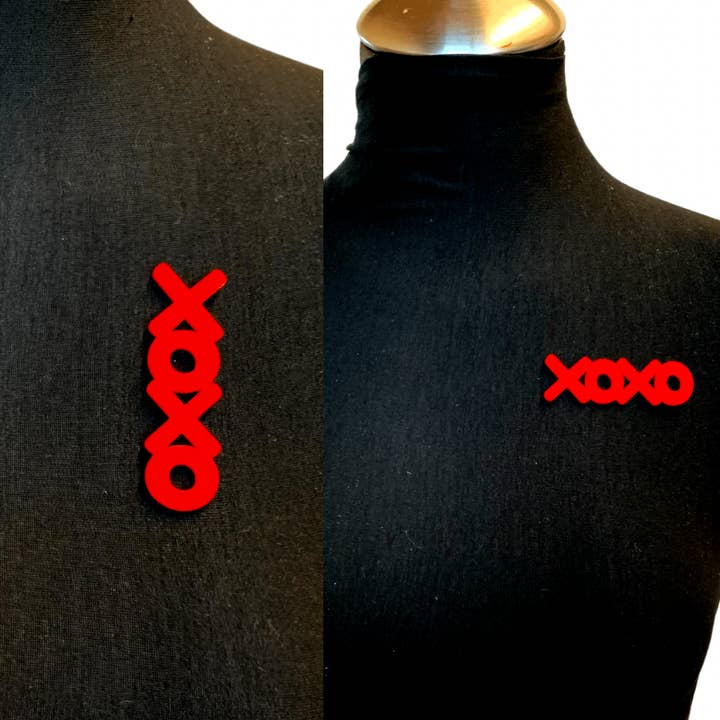 XOXO Pin for wholesale by TAKARA Designs