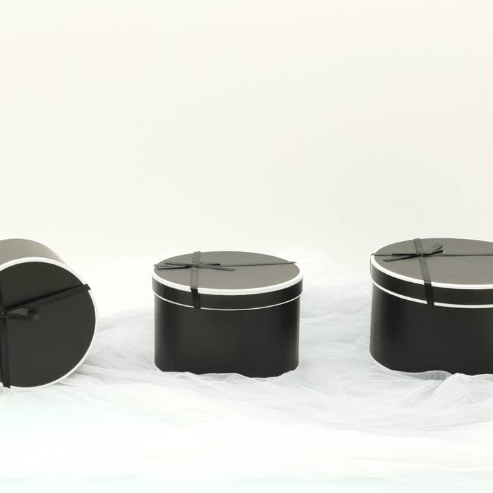 Elegant Design Supply - Wholesale Gift Box - French Inspired Round Flower Gift Box with Ribbon8