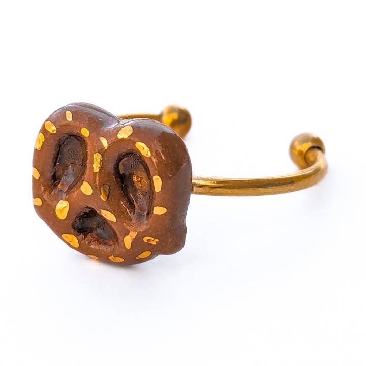Pretzel Mini Ring for wholesale by tinybs ceramics