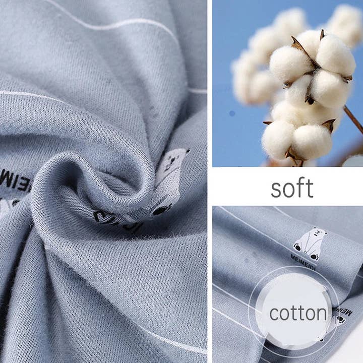 Style thick 2-piece cotton pajamas set for wholesale on Faire5