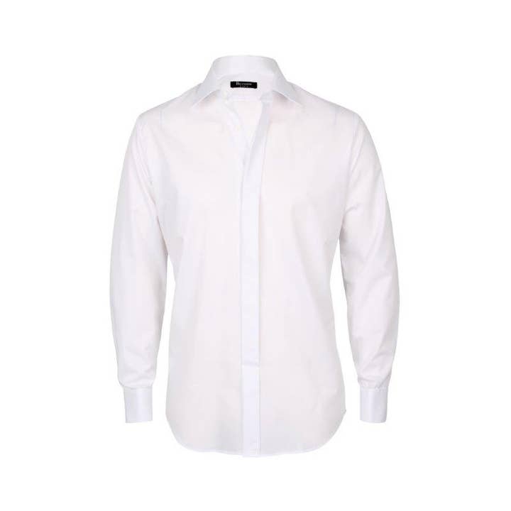 bianco Camicia da sera, manica lunga - vestibilità slim in vendita all'ingrosso su Faire