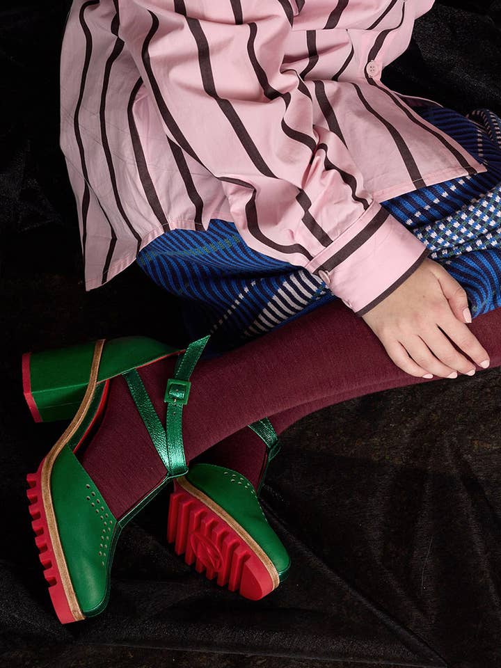 Luxe Tights in Merino Wool - Wine for wholesale by Tightology