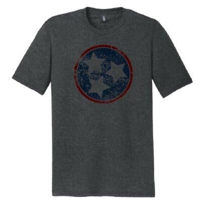Cotton Mule - Wholesale Screen Printed T-Shirt - Unisex - Tennessee Tristar T-Shirt2