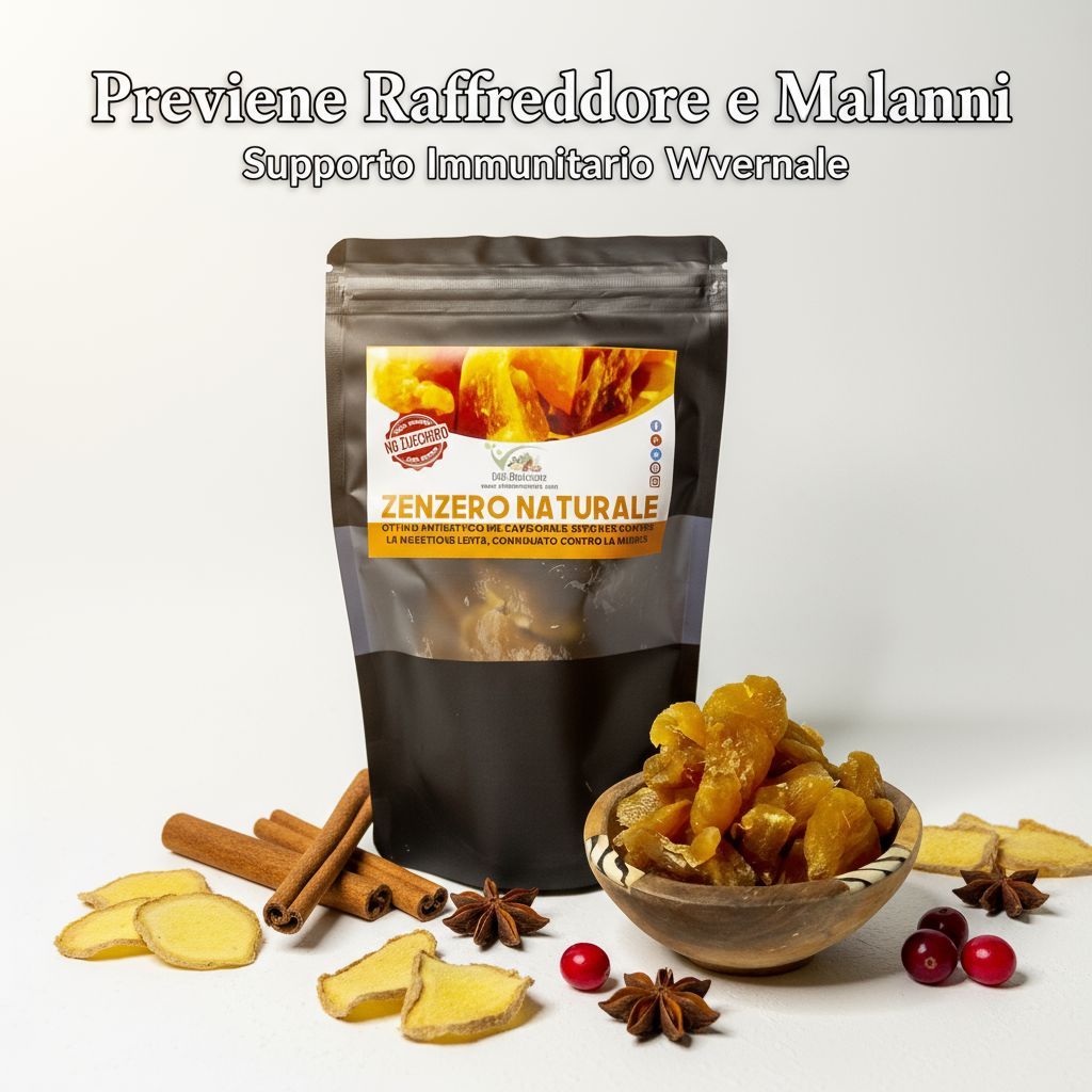 Cibobenessere - Wholesale Dried/Dehydrated Fruit - Natural Dehydrated Ginger Without Sugar - Healthy Snack3