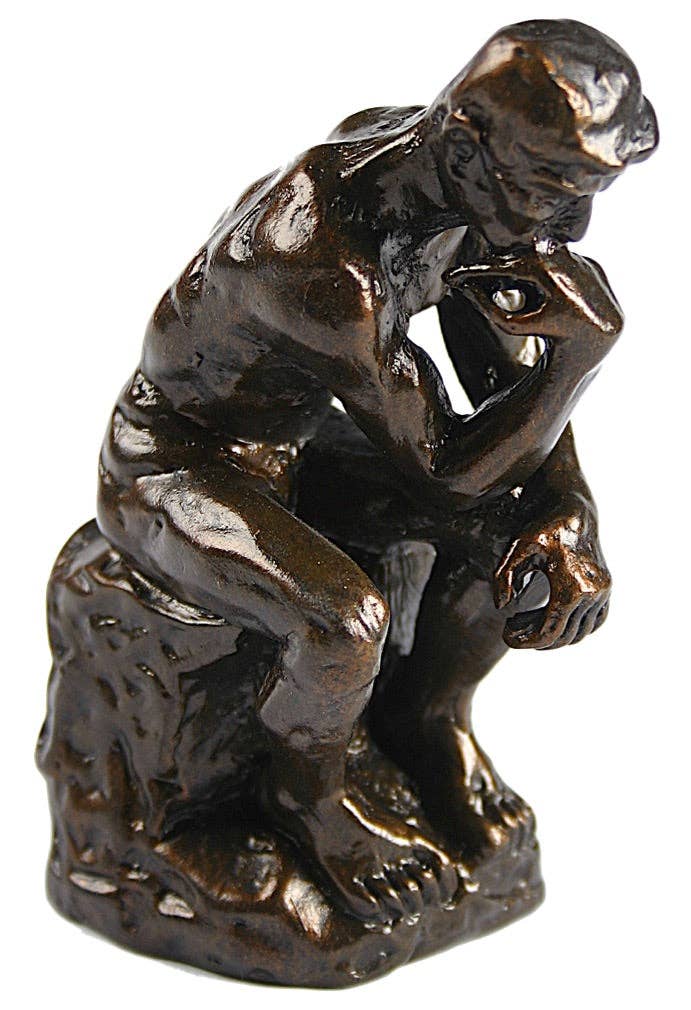 Museum Wholesale Inc - Wholesale Sculpture - Pocket Art Rodin The Thinker Collectible Miniature Museum Figurine2