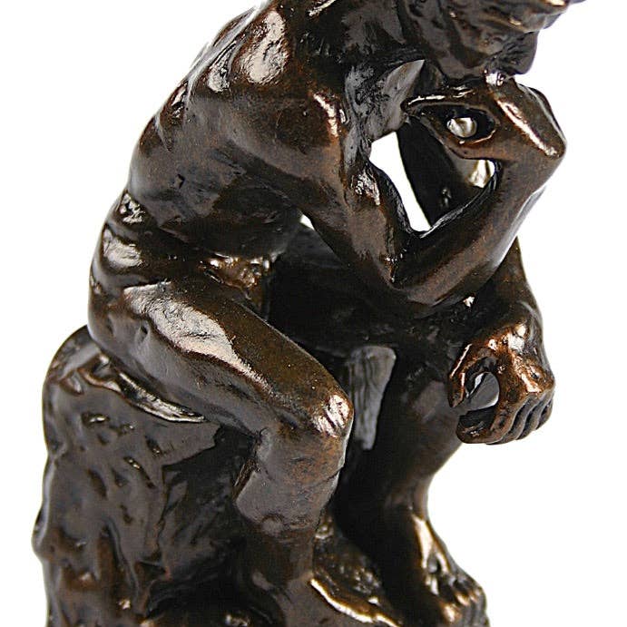 Museum Wholesale Inc - Wholesale Sculpture - Pocket Art Rodin The Thinker Collectible Miniature Museum Figurine2
