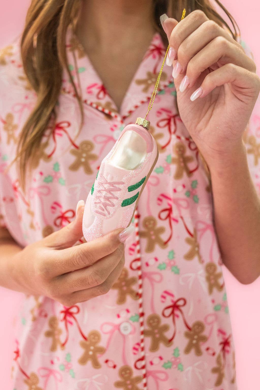 Rock Paper Scissors - Wholesale Ornament - Sneaker Christmas Ornament - Pink Kicks Christmas2