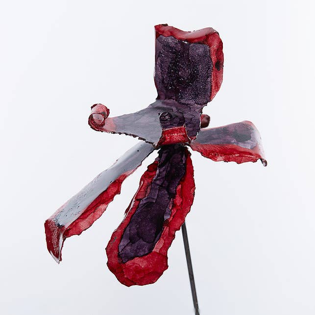 Bobbianne's Flowers - Vente Fleurs artificielles - Orchidée Rouge Violet1