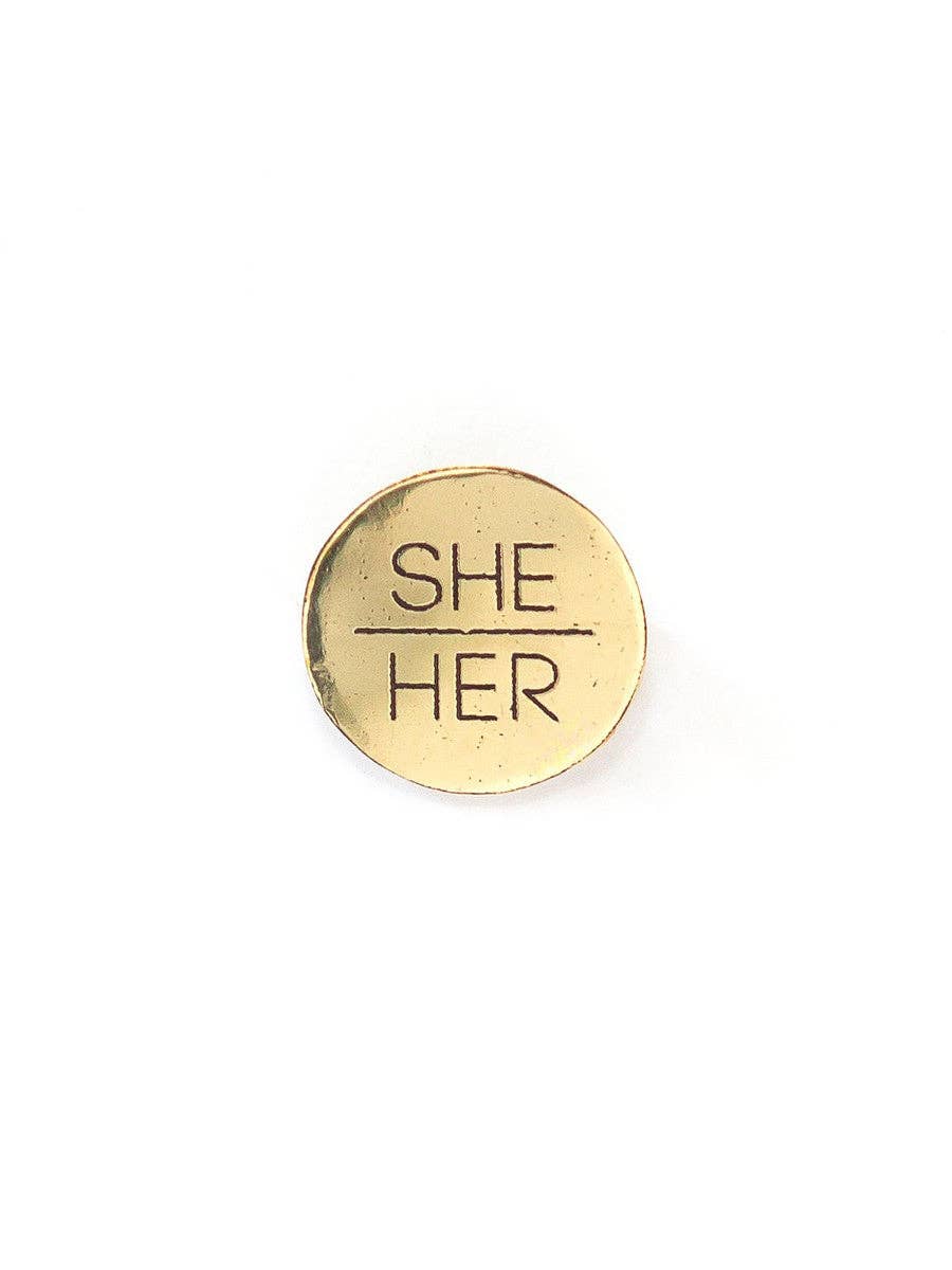 Fair Anita - Wholesale Lapel Pin/Button - Pronoun Pins - Brass2