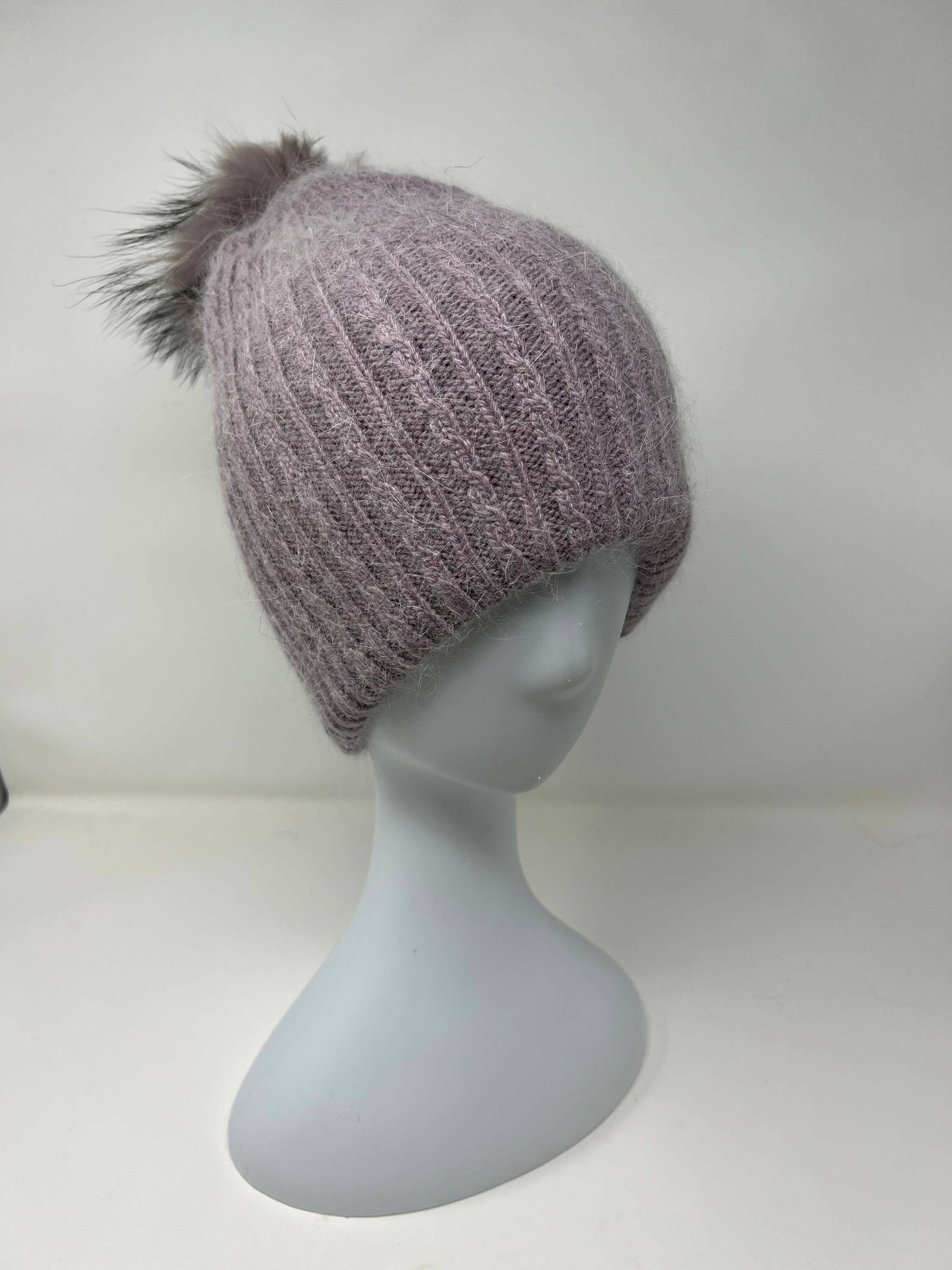FanakoStudioNYC - Wholesale Beanie - Women's - New, Angora Rabbit Fur And Cashmere Beanie. Winter Beanies Hat For Women.christmas Gift5