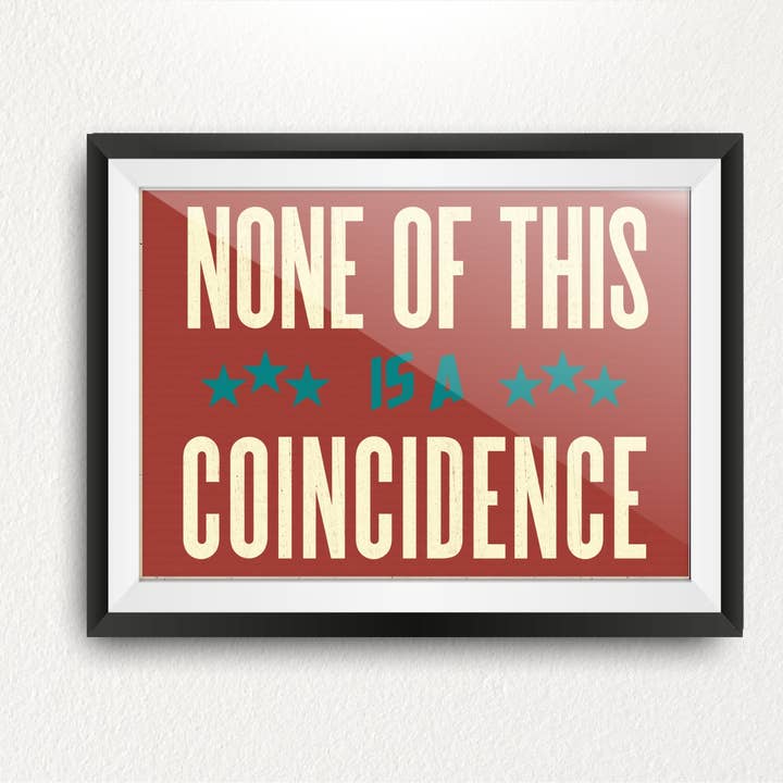 Inget av detta är ett sammanträffande tryck för wholesale av Left Of The Dial