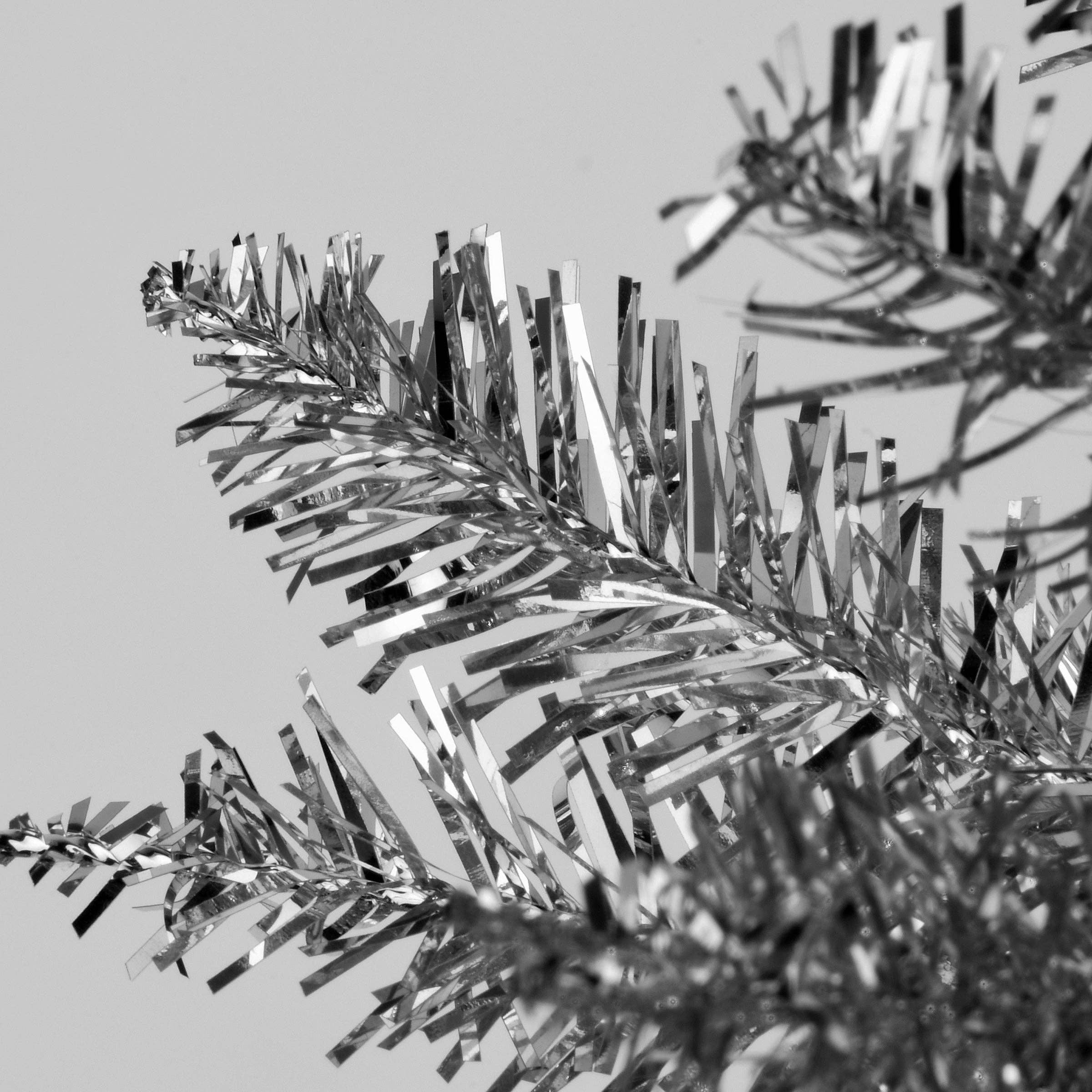 National Tree Company - Wholesale Artificial Christmas Tree - 6 ft. Tinsel Collection Silver Tree6