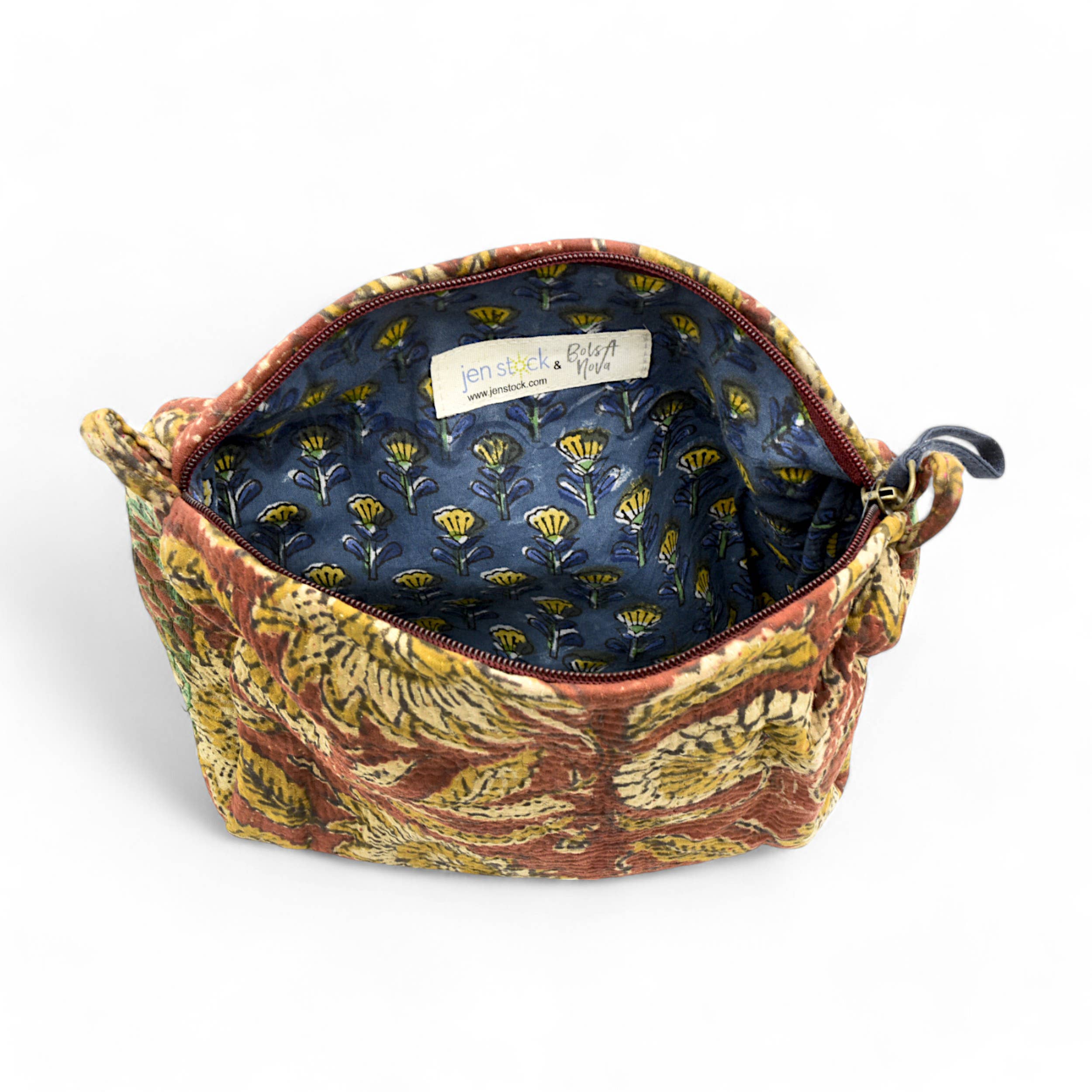 Bolsa Nova Handbags - Wholesale Pouch - Women's - BOLSA NOVA X JEN STOCK ULTIMATE POUCH IN BRICK1