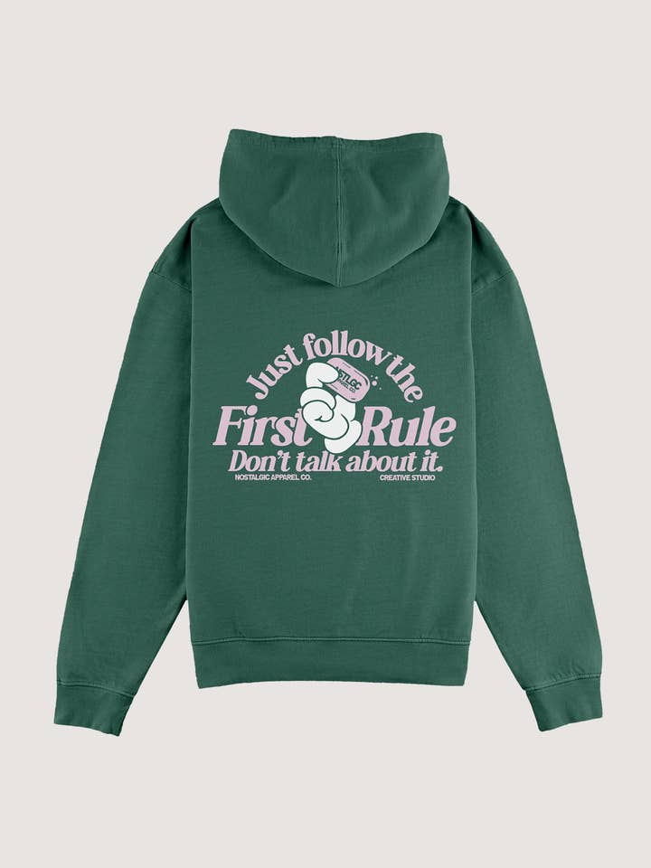 Nostalgic Apparel - Wholesale Hoodie - Unisex - First Rule | Oversized Hoodie0