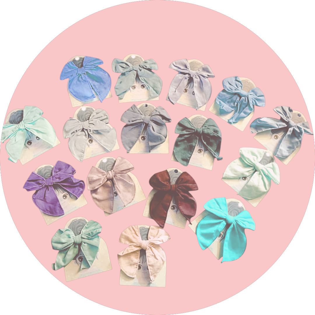 Kids4trendy - Vendita all'ingrosso Fiocco per capelli - Bambini - Fiocchi per capelli in cotone2