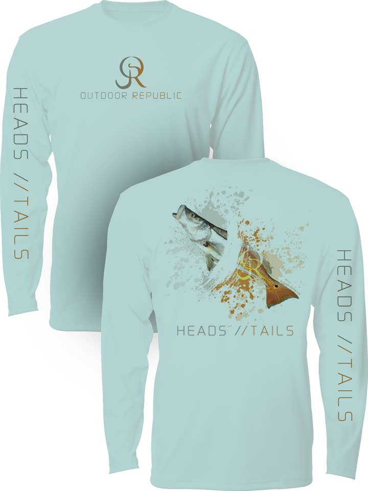 Heads/Tails Full - UPF Performance Shirt (unisex) för wholesale av Outdoor Republic