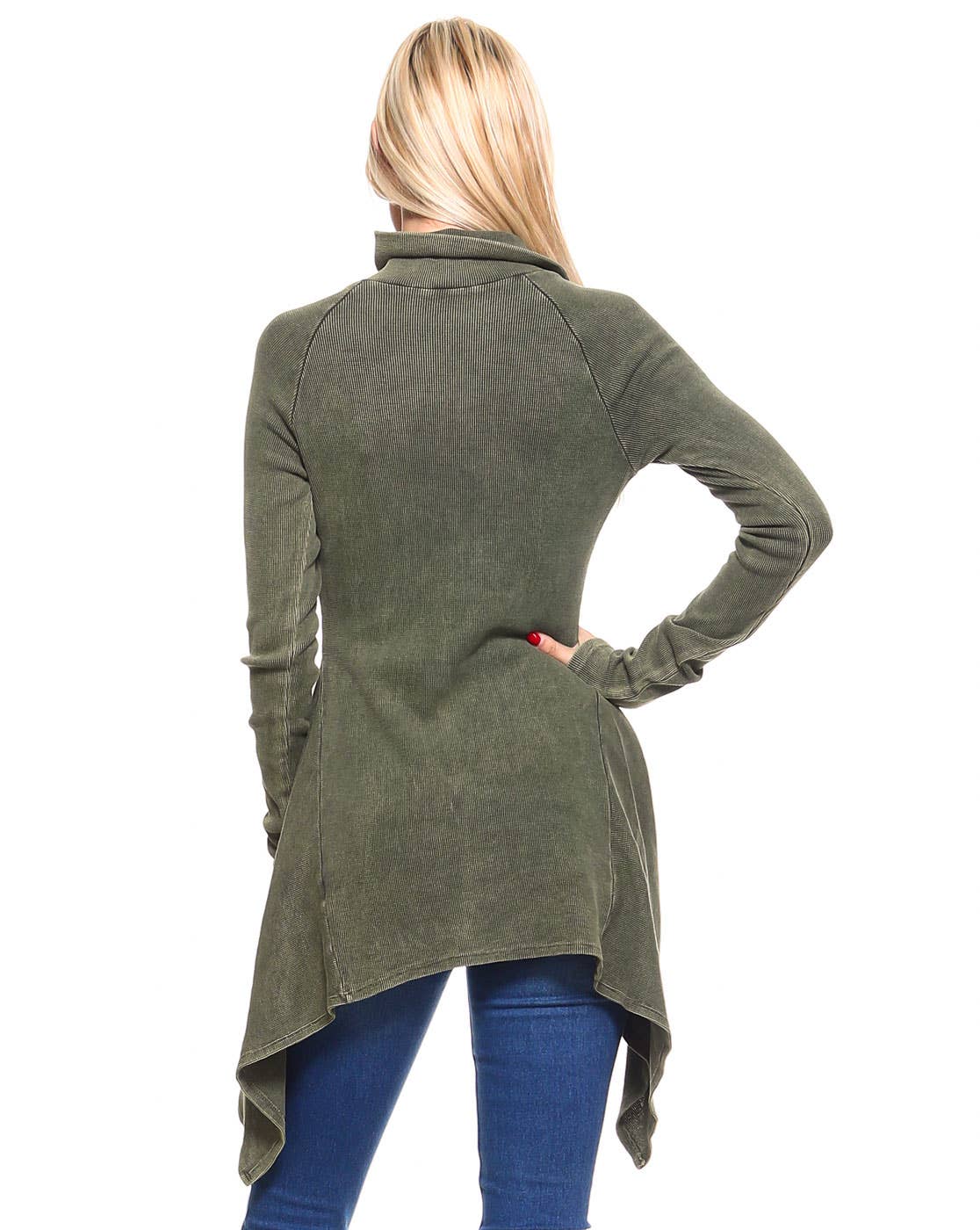 Urban X Apparel – Blusão - Mulher por atacado – Jaqueta térmica de botão lavado Urban X L/S com gola13