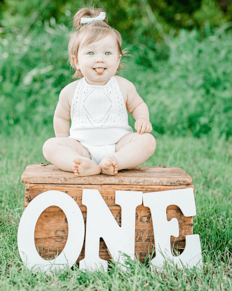 Bailey's Blossoms - Vente Body (sans pieds) – bébé - Barboteuse dos-nu en crochet Drake - Gardenia12