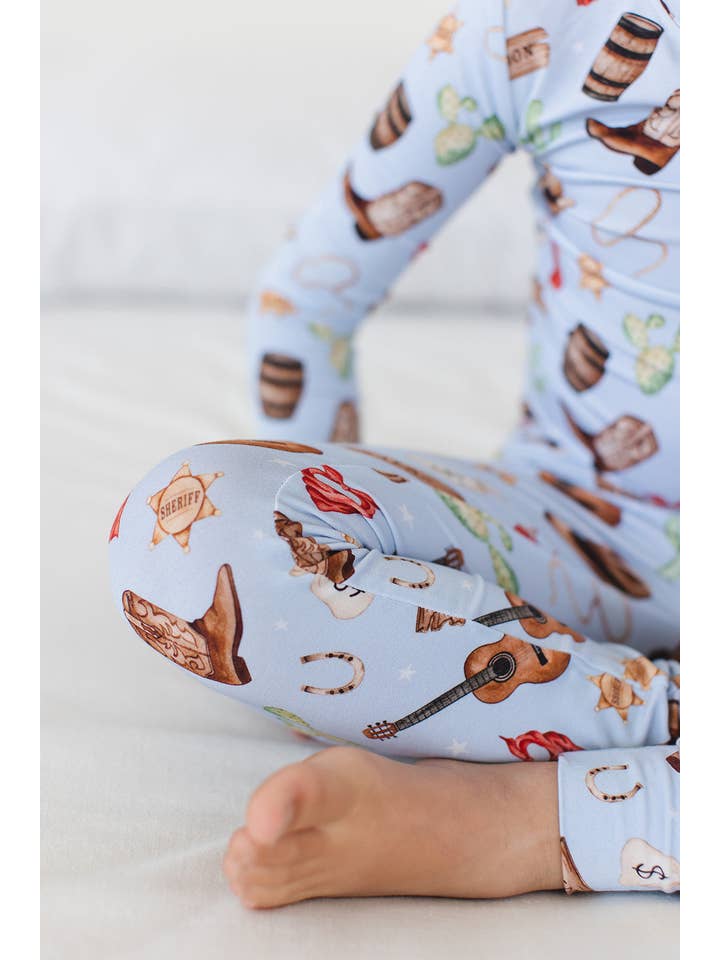 Blush Lotus – wholesale Sleepwear set – Kids – Cowboy - Set2