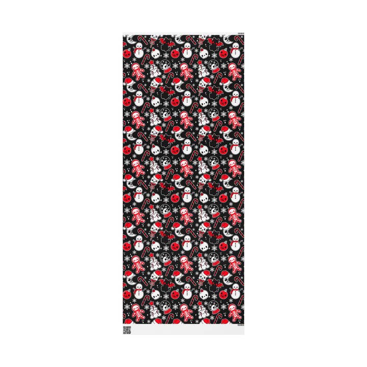 Goth Cloth Co. - Wholesale Flat wrap - Helliday Cheer Gift Wrap2
